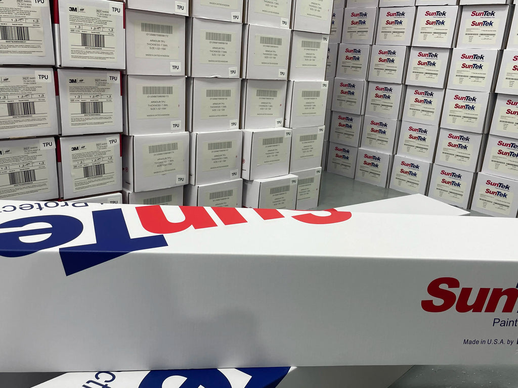 Premium Suntek CAP Auto Product Polyurethane Wrap Folie Paint protection Film Heat-repaired Glossy Finish Anti Scratch Bra Ppf
