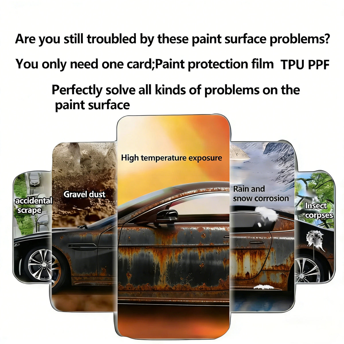 3M PPF Anti Scratch Car Wrap Gloss Transparency Ppf Paint Protection Film Satin PPF 3m 200 Tpu Car Film