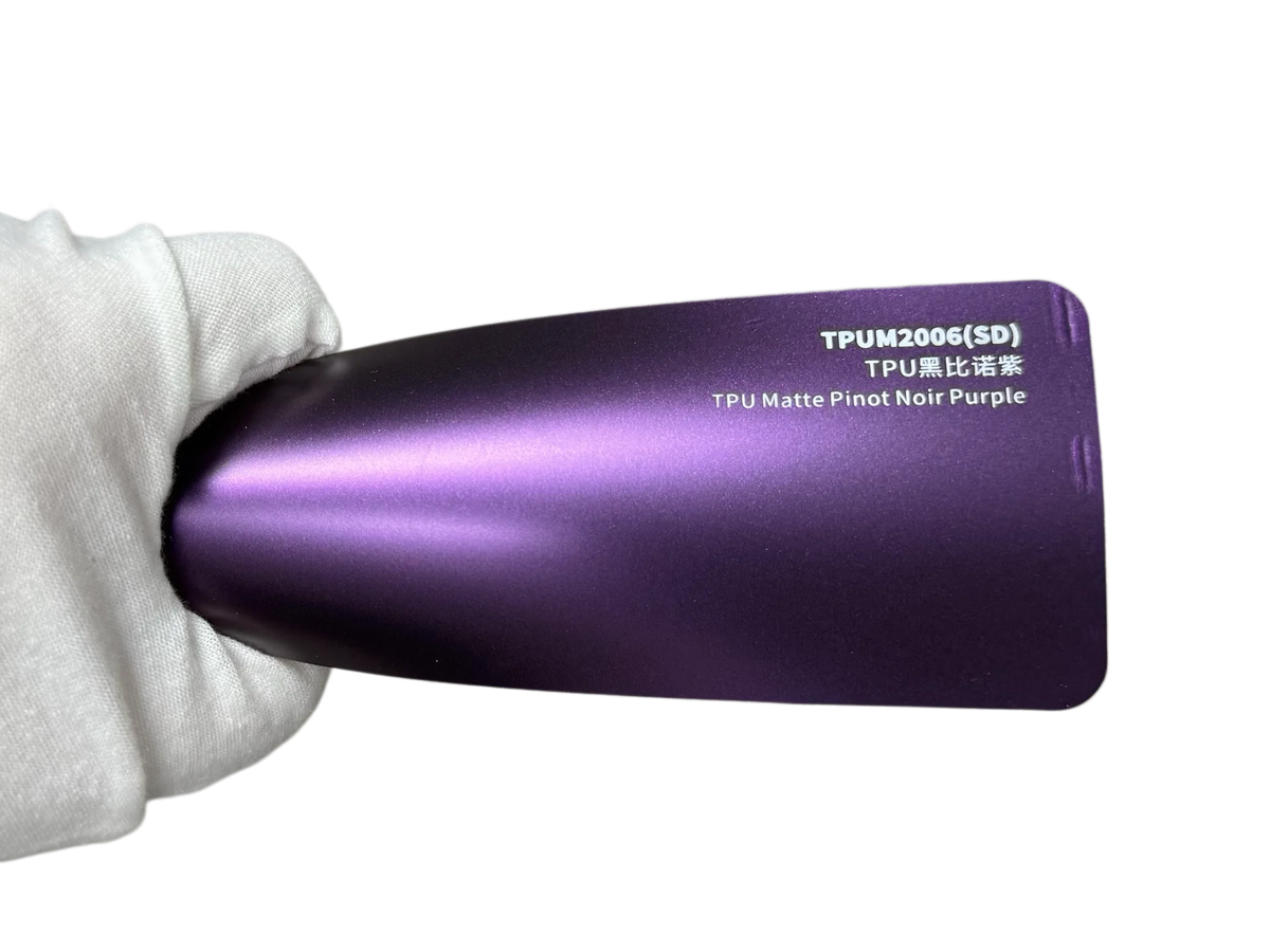 High Quality Llumar High Glossy Crystal TPU Matte Capri Gray Purple Wrapping Car Wrap Vinyl Color Changing Body Anti-Scratch