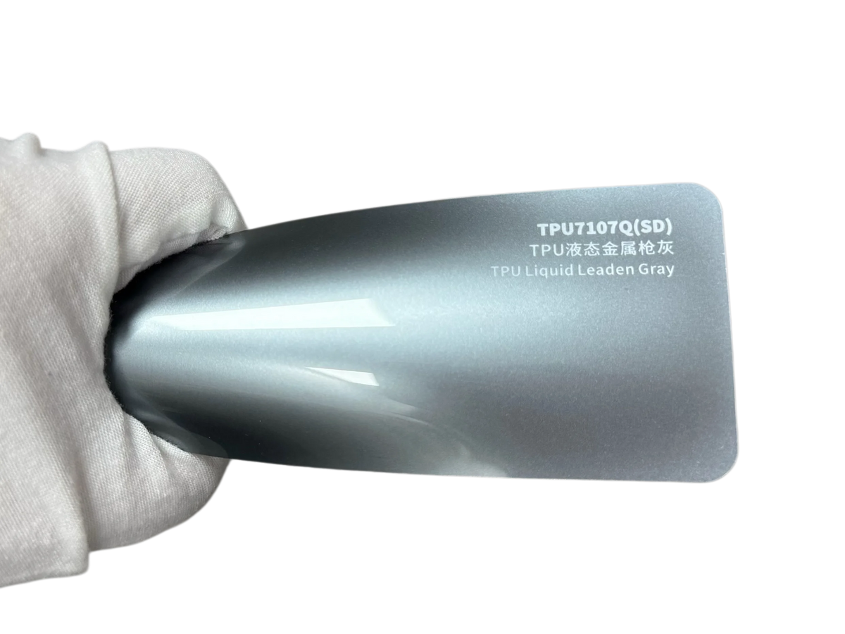 Vinyl Wrap Colored TPU PPF 190microns Metallic Color Paint Protection Film Anti-Scratches Car Wrap TPU Liquid Leaden Gray