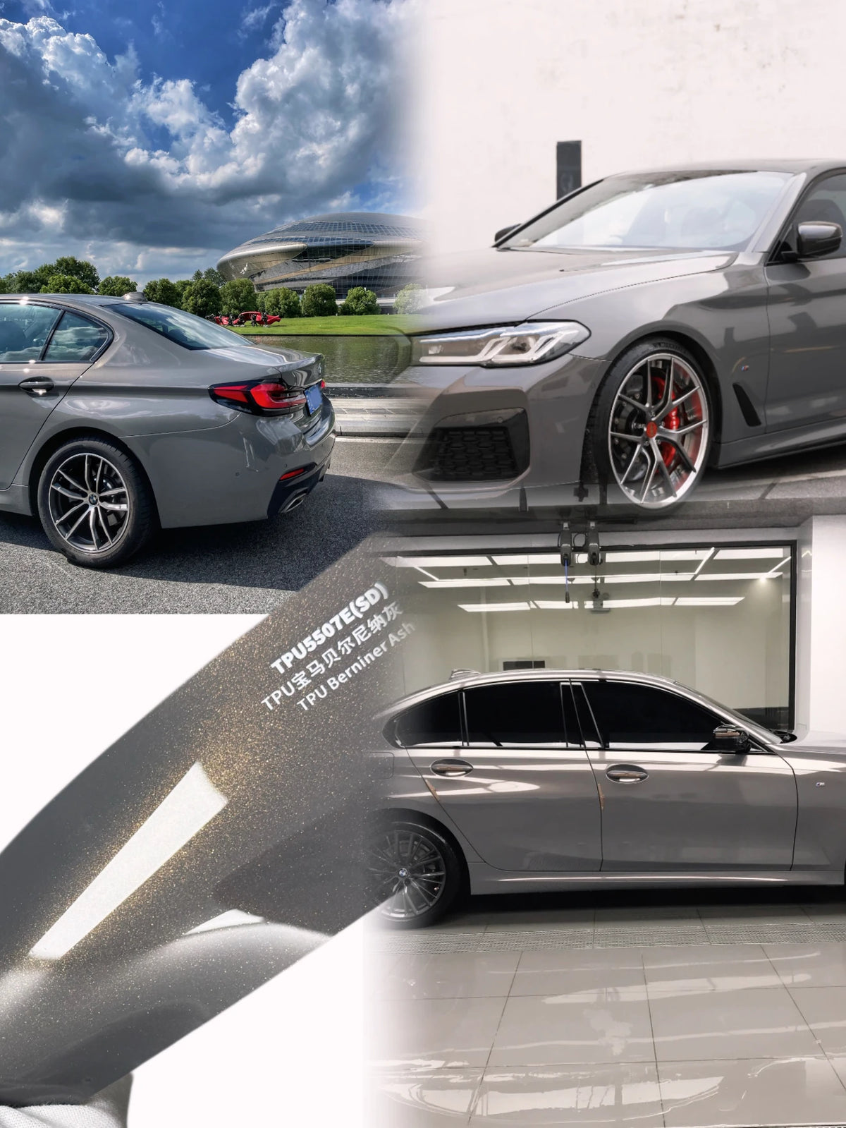 3M Custom Car Stickers TPU Berniner Ash Color Change PPF Protection Film Five Year Warranty Color-Changing Vinyl for Cars