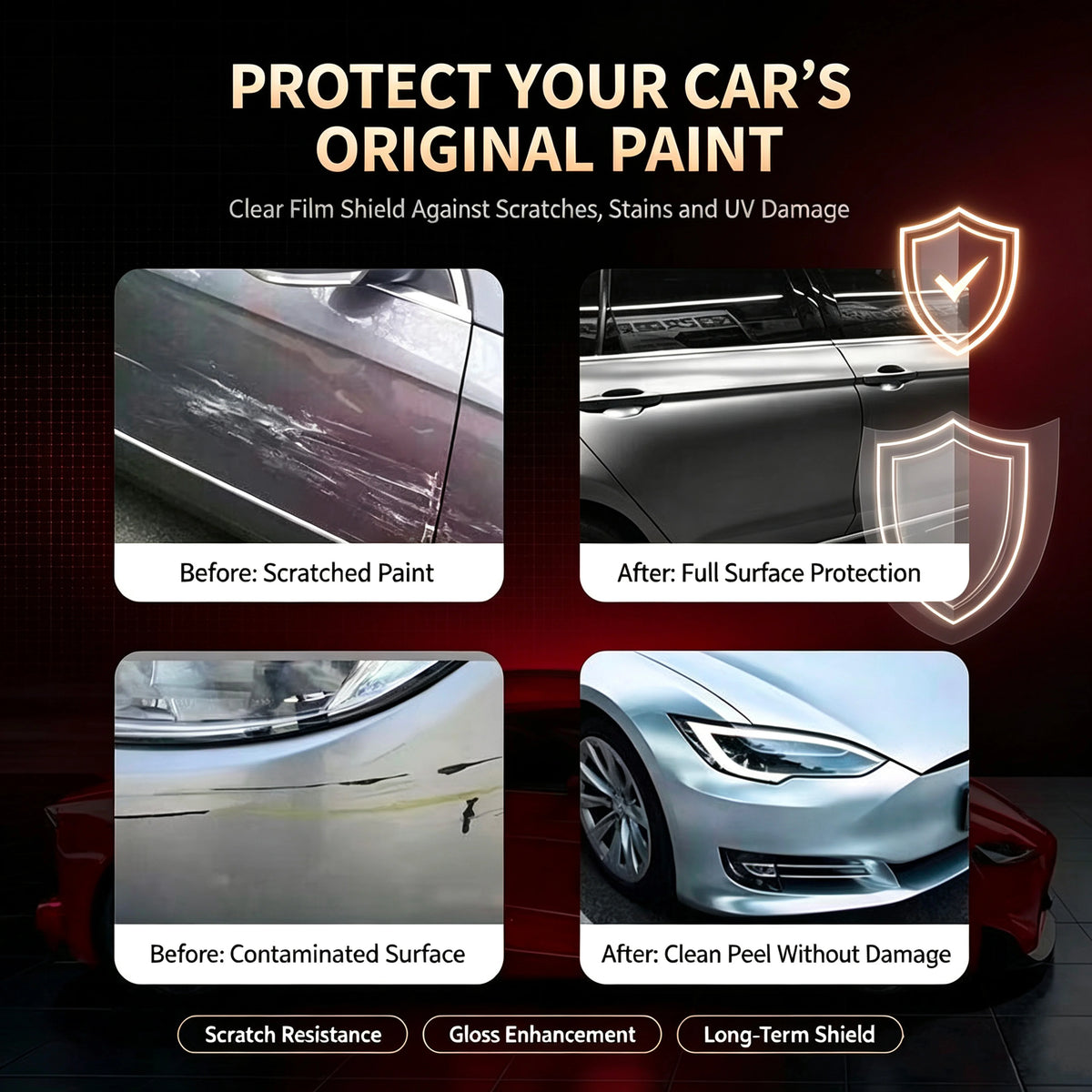 LLumar Platinum PPF for Car Self-healing Yellow-Resistce TPU Original Gen2 Hydrogard Soft Nano Coating of LLumar PPF Rolls