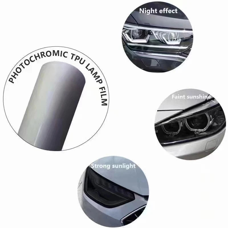 Gloss Armor TPH 0.3*15m 1.52m*15m Car Lamp Tint PPF Roll Self Healing Anti Scratch Headlight Protection Film Color Changing
