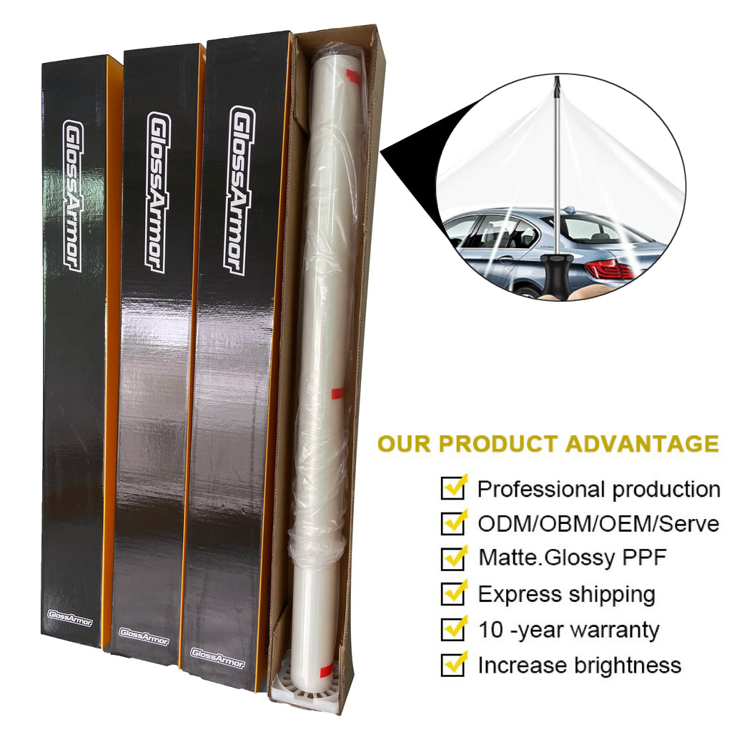 High Gloss TPU Film TPH PPF Car Paint Protection Custom USA Quality Low Price Body Wrap Sample Available