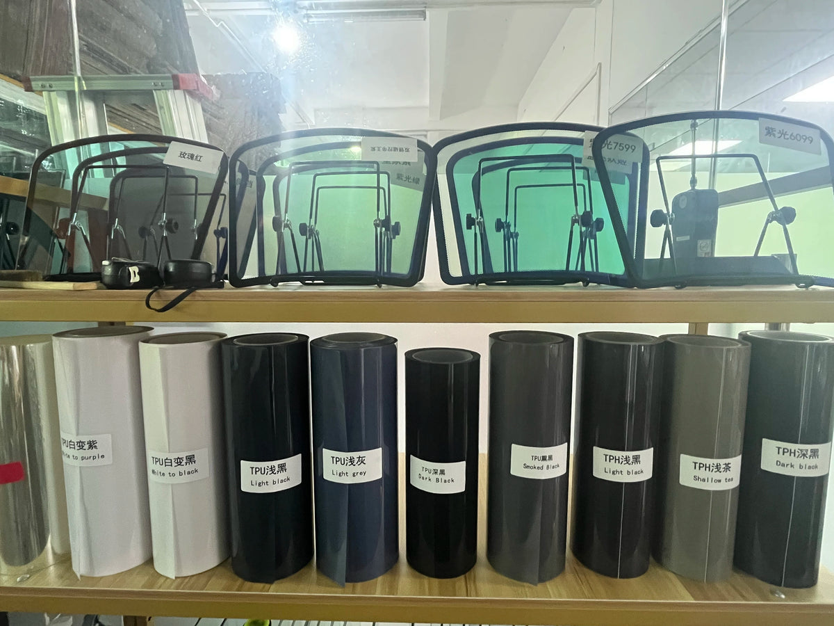 Gloss Armor Innovations 7.5Mil HD Photochromic TPU Film Transparent Turn Black Car Headlight Protective Film Self-Healing