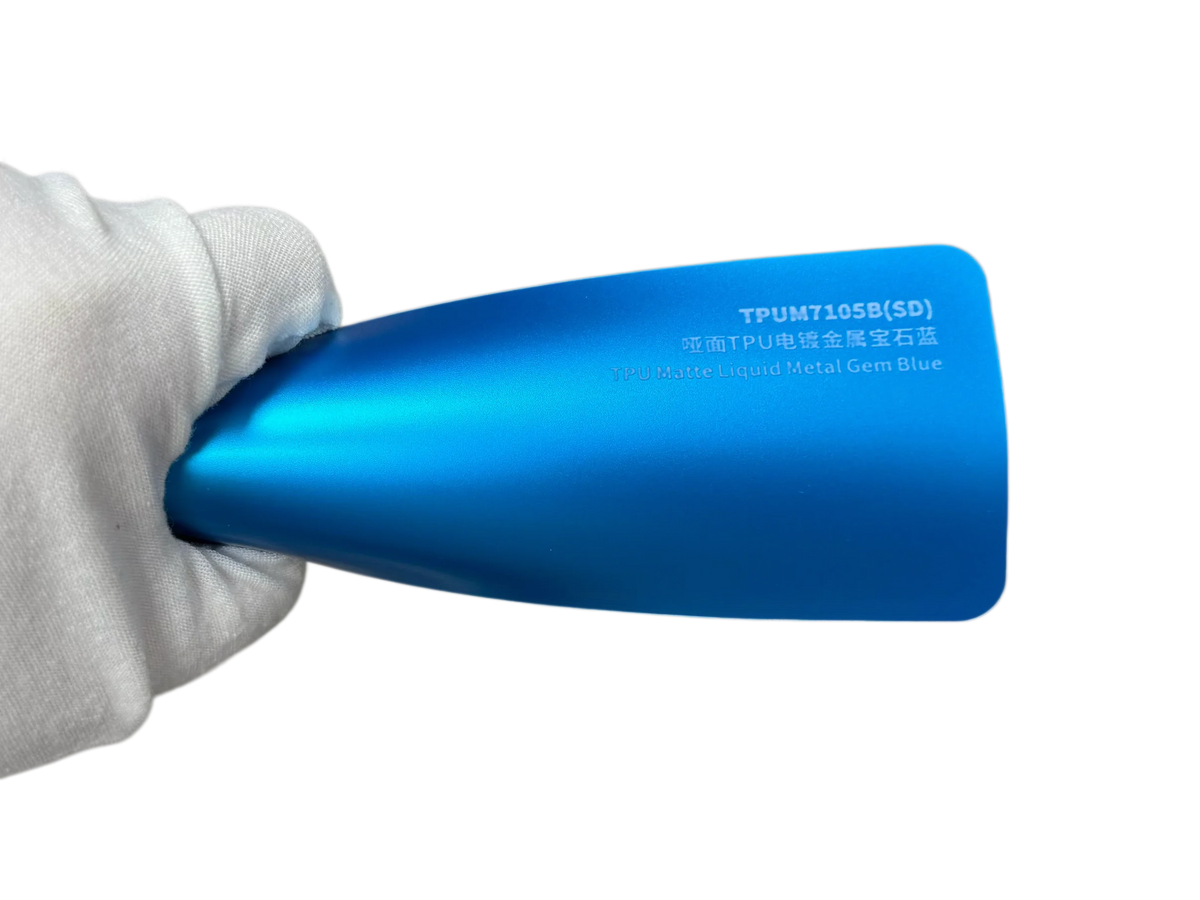 3M TPU 1.52*16.5m Car Wrap Vinyl Film PaintProtectionFilm PPF Color Changing Anti Yellowing TPU Matte Liquid Metal Gem Blue