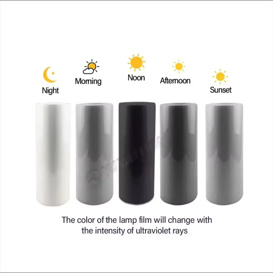 Gloss Armor Innovations 7.5Mil HD Photochromic TPU Film Transparent Turn Black Car Headlight Protective Film Self-Healing
