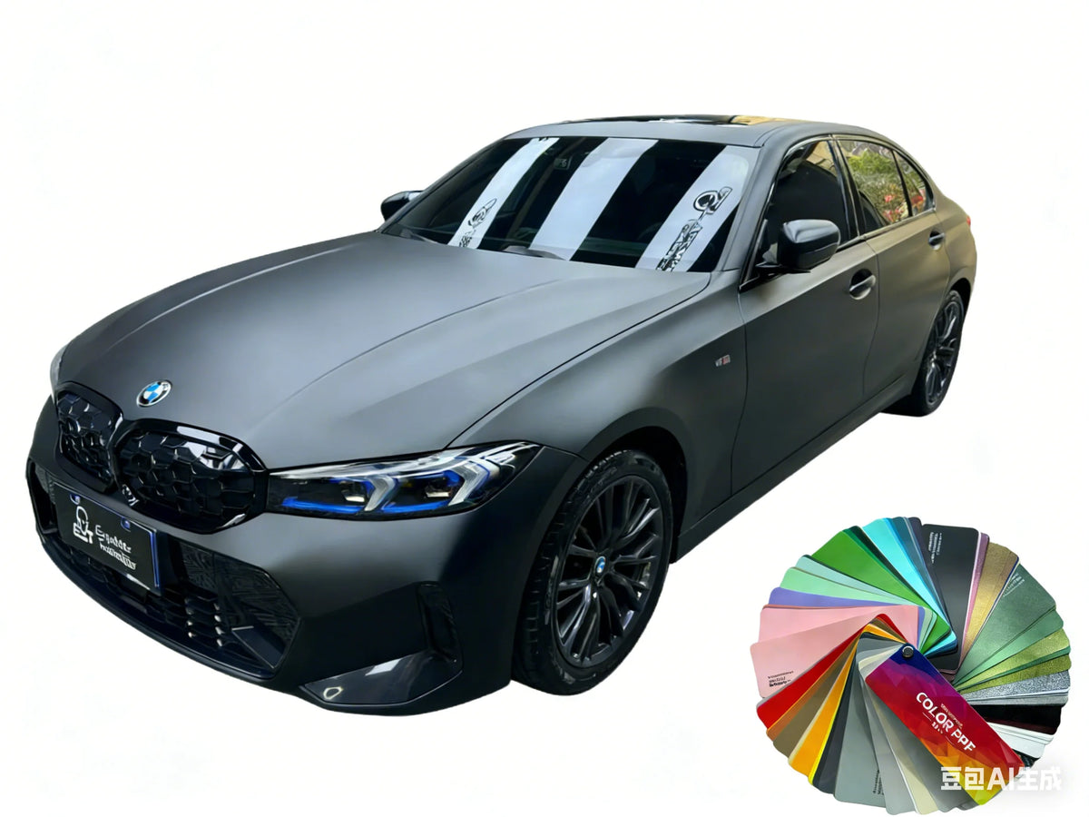 High Quality Nado Grey Color Car TPU Wraps High Glossy Vinyl Pattern Car Wrap Design for Car Auto Vinyl Wrap  Sticker