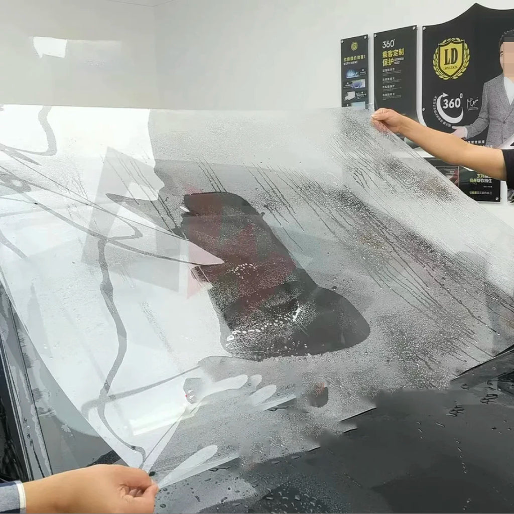 Gloss Armor TPU Glass Windshield Protection Film Self Healing Anti-Scratch with Safety Explosion Proof Body Position Wholesale