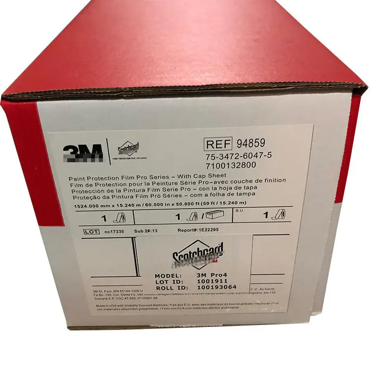 3M Style PPF Paint Protection Film 200 Gloss TPU Clear Wrap Self-Repairing Anti-Yellowing Hydrophobic Coating for 3M Scotchgard
