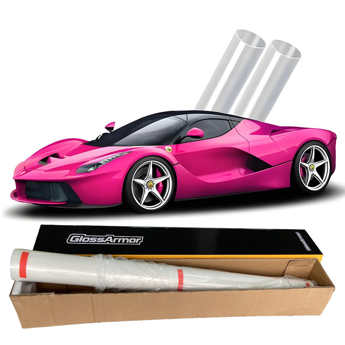 Gloss Armor Wholesale Nano Coating Car Film Roll Anti-Yellow Clear PPF with OEM Nice Box Body Position Paint Protection