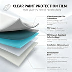 Super Glossy TPU Self Healing Anti Scratch 40% Increased Scratch Resistance Removable Clear Paint Protection Film LLUMAR PPF