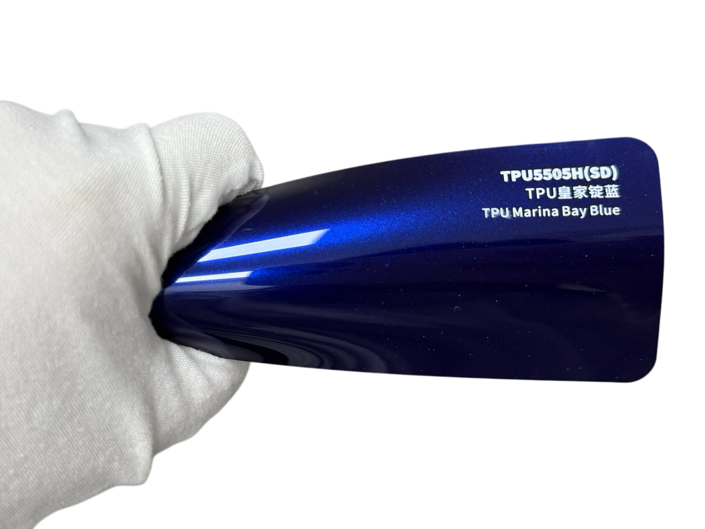 3M TPU 1.52*16.5m Car Wrap Vinyl Film PaintProtectionFilm PPF Llumar Color Changing Car Wrap Anti Yellowing TPU Marina Bay Blue
