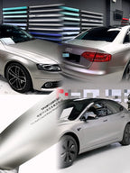 Wholesale High Quality Full Body TPU Matt Liquid Metal Moon Silver Self Healing Color Changing Car Vinyl Wrap Film UV/IR