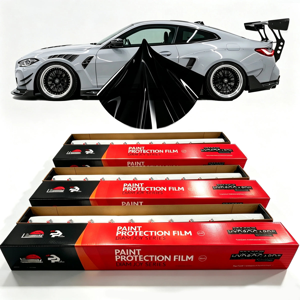 Super Glossy TPU Self Healing Anti Scratch 40% Increased Scratch Resistance Removable Clear Paint Protection Film LLUMAR PPF