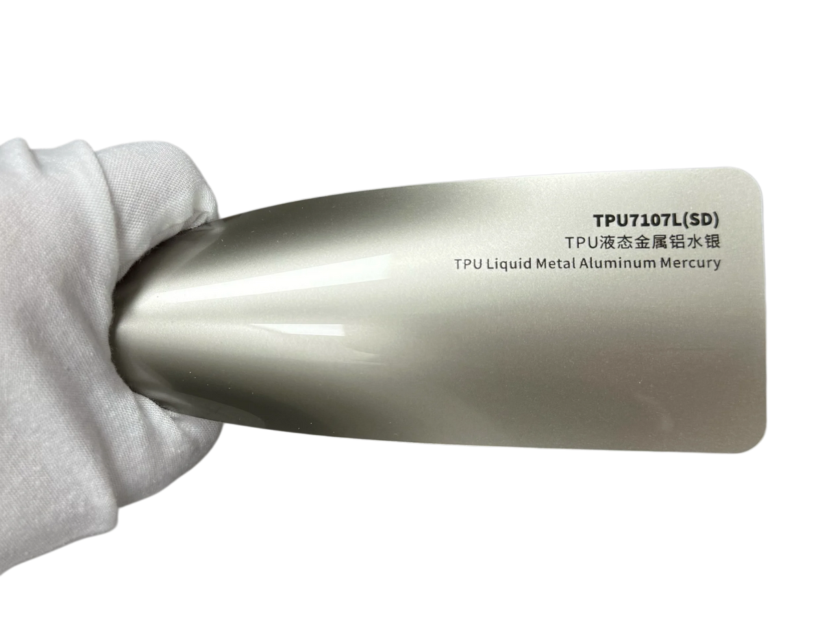 For TPU Liquid Metal Aluminum Mercury Vehicle Wrap PPF Auto Car Stickers Self Healing Color Film Glossy Removable Tint Bo