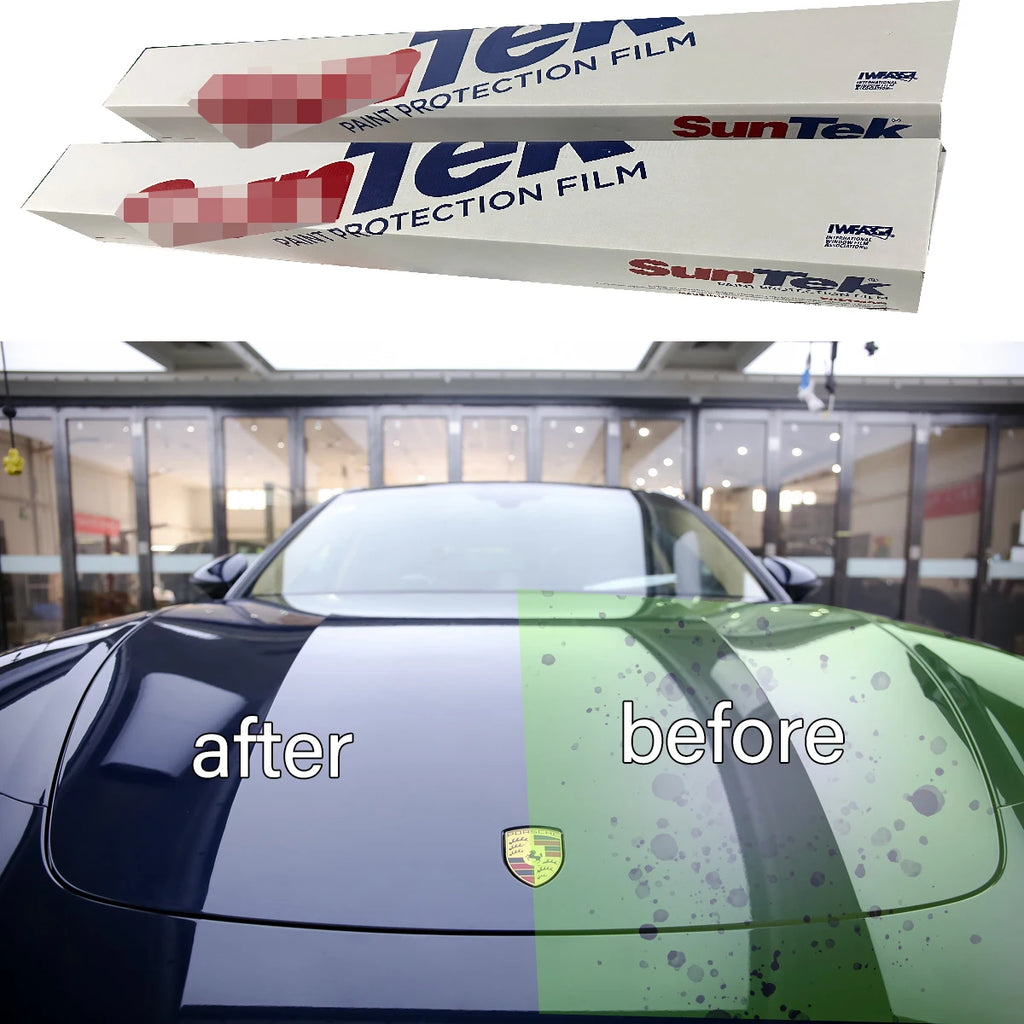 USA Suntek Ultra PPF Super Hydrophobic Gloss Clear Anti-Yellowing Suntek Adhesive Paper and Film 12 Years Warranty SUNTEK PPF
