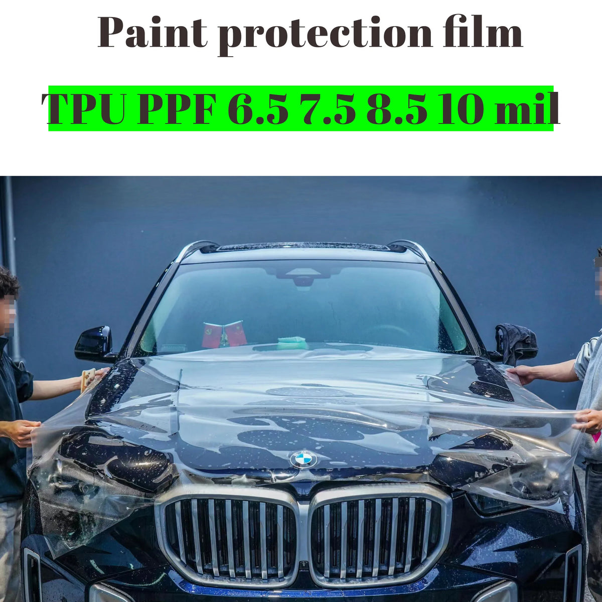 Gloss Armor Transparent Clear Full Body TPU PPF 7.5mil Self Healing Car Paint Protection Sticker Hydrophobic 99% UV/IR Rejection