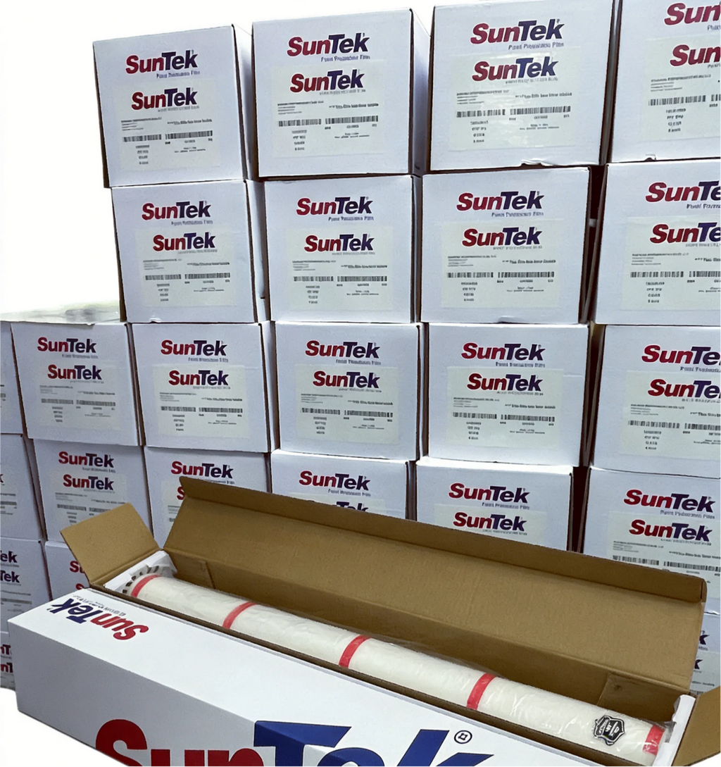 Suntek TPU ضمان 12 عامًا ستيلث Suntek طبقة حماية الطلاء ذاتية الإصلاح PPF فائقة المقاومة للماء TPU Suntek PPF Film