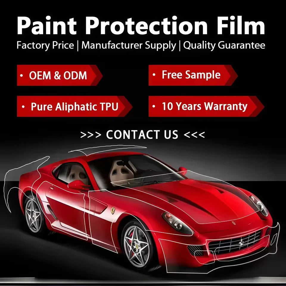 Like Suntek 10 Years Warranty Gloss Self Adhesive Auto-repaired Anti Scratch Car Body Clear Paint Protection TPU PPF